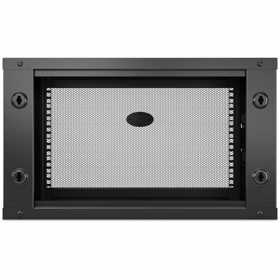 Schneider APC NetShelter 6U Wallmount Rack Enclosure Cabinet Single Hinged Server Depth