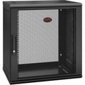 Schneider APC NetShelter 12U Wallmount Rack Enclosure Cabinet Single Hinged Switch Depth