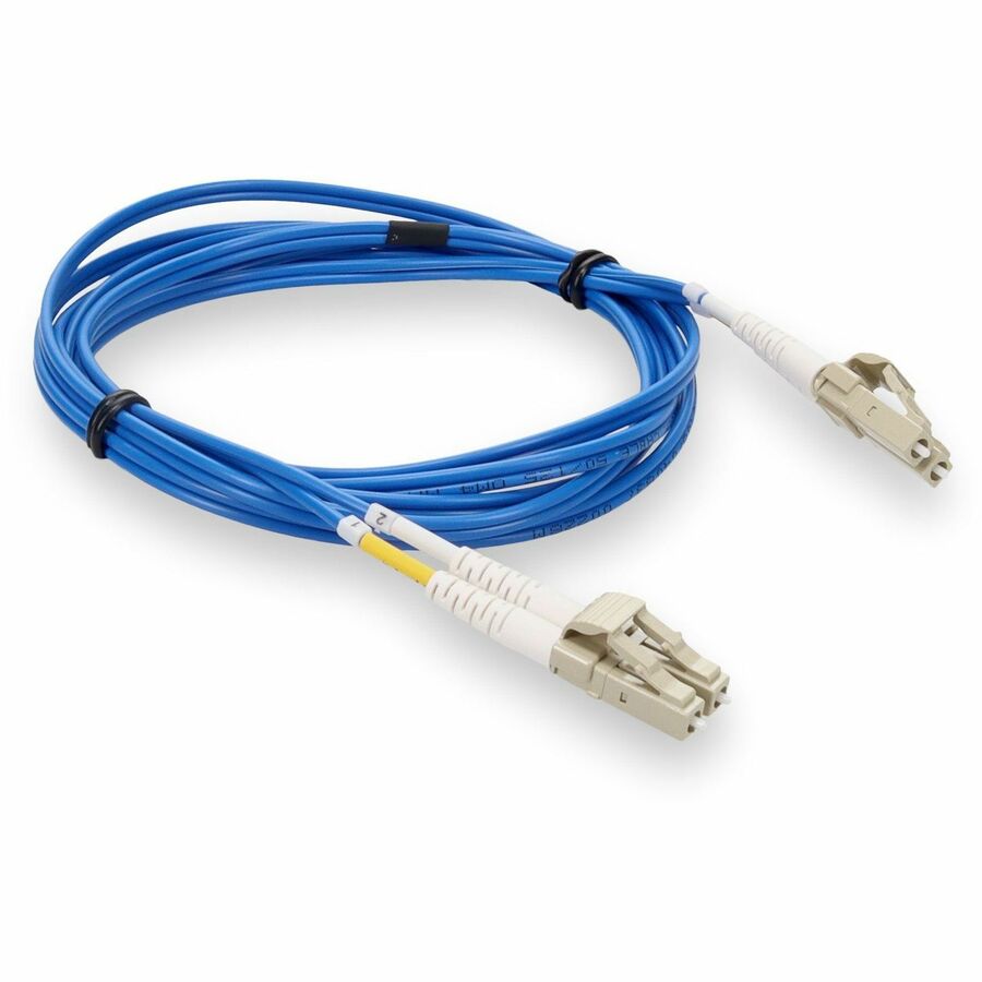 AddOn 9m LC (Male) to LC (Male) Blue OM4 Duplex Fiber OFNR (Riser-Rated) Patch Cable