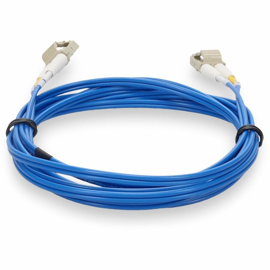AddOn 9m LC (Male) to LC (Male) Blue OM4 Duplex Fiber OFNR (Riser-Rated) Patch Cable