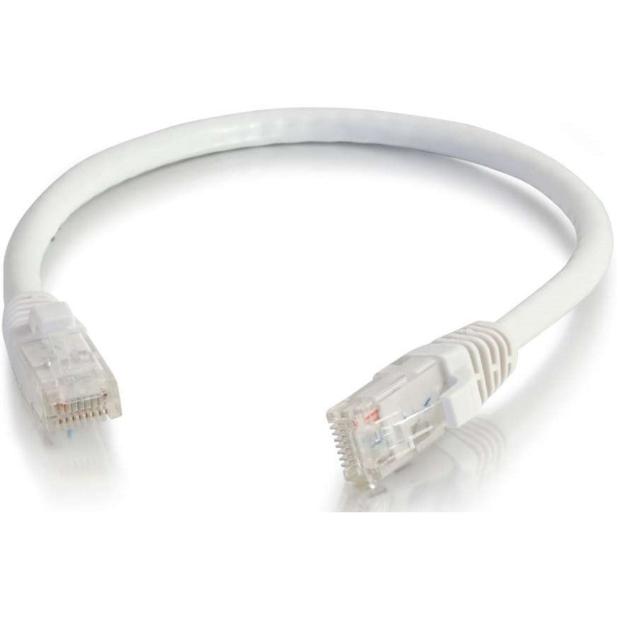 LEGRAND Quiktron 3FT V-Series CAT6A Snagless (UTP) Ethernet Network Patch Cable, CM Rated - White, Male, 3 ft, 576-A25-003