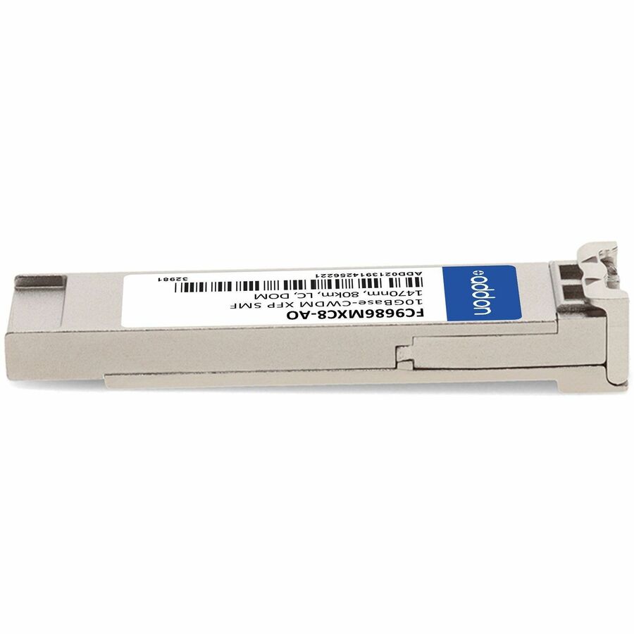 AddOn Fujitsu FC9686MXC8 Compatible TAA Compliant 10GBase-CWDM XFP Transceiver (SMF, 1470nm, 80km, LC, DOM)