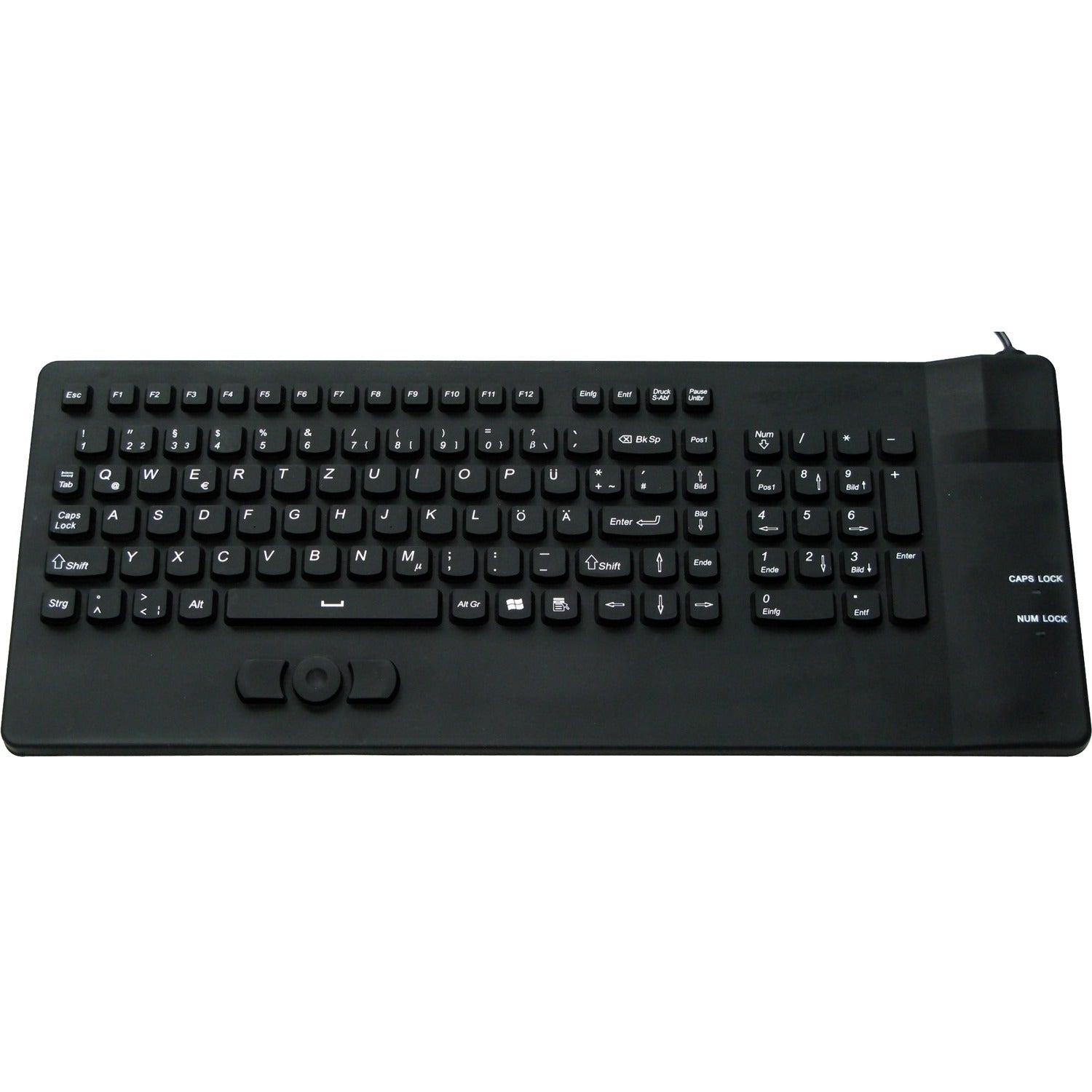 Ergoguys, DSI Waterproof IP68 WIRED KEYBOARD WITH INTEGRATED MOUSE POINTER
