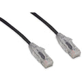 ENET 50FT CAT6 BLACK SLIM 28AWG