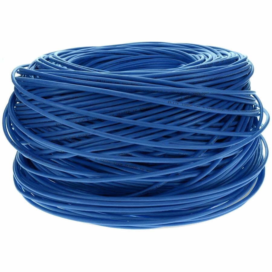 AddOn 1000ft Non-Terminated Blue Cat6 UTP Stranded Copper PVC Patch Cable