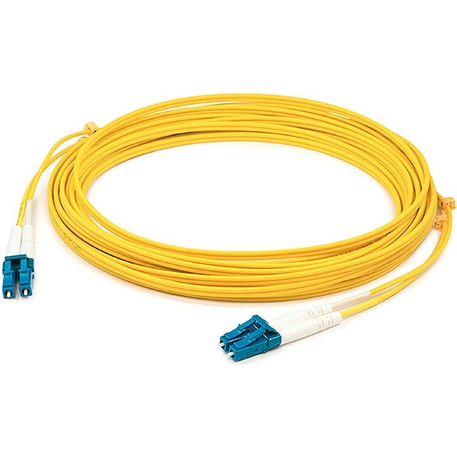 AddOn 73m LC (Male) to LC (Male) Straight Yellow OS2 Duplex Plenum Fiber Patch Cable