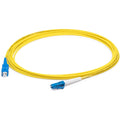 AddOn 98m LC (Male) to SC (Male) Straight Yellow OS2 Simplex Fiber OFNR (Riser-Rated) Patch Cable