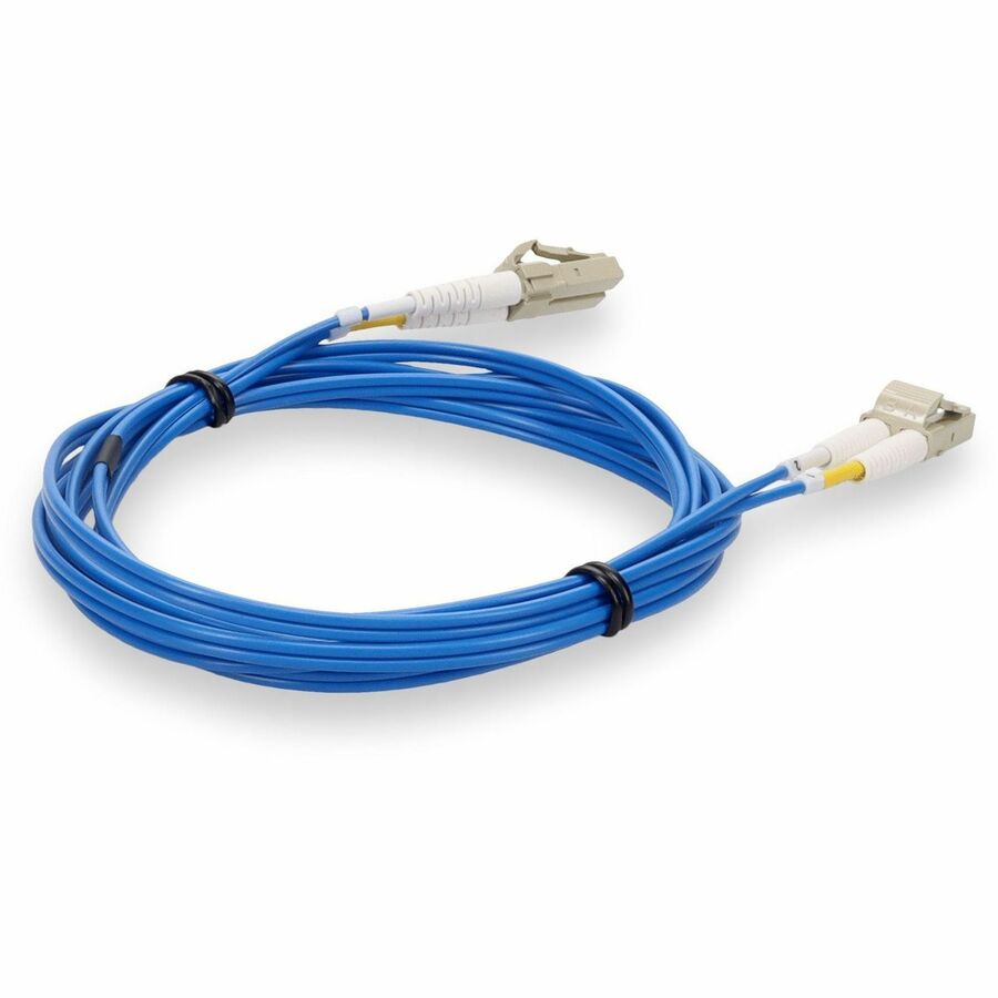 AddOn 3m LC (Male) to LC (Male) Blue OM4 Duplex Fiber OFNR (Riser-Rated) Patch Cable
