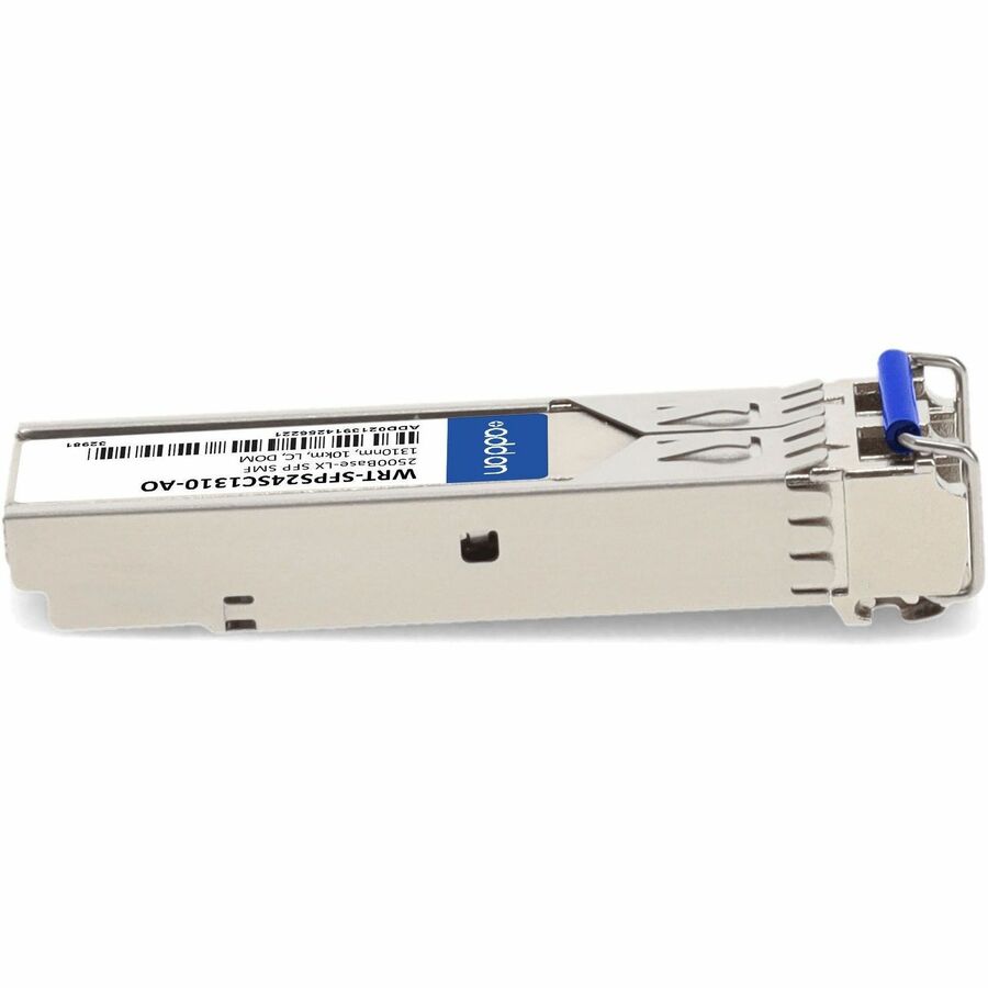 AddOn JDSU WRT-SFPS24SC1310 Compatible TAA Compliant 2500Base-LX SFP Transceiver (SMF, 1310nm, 10km, LC, DOM)