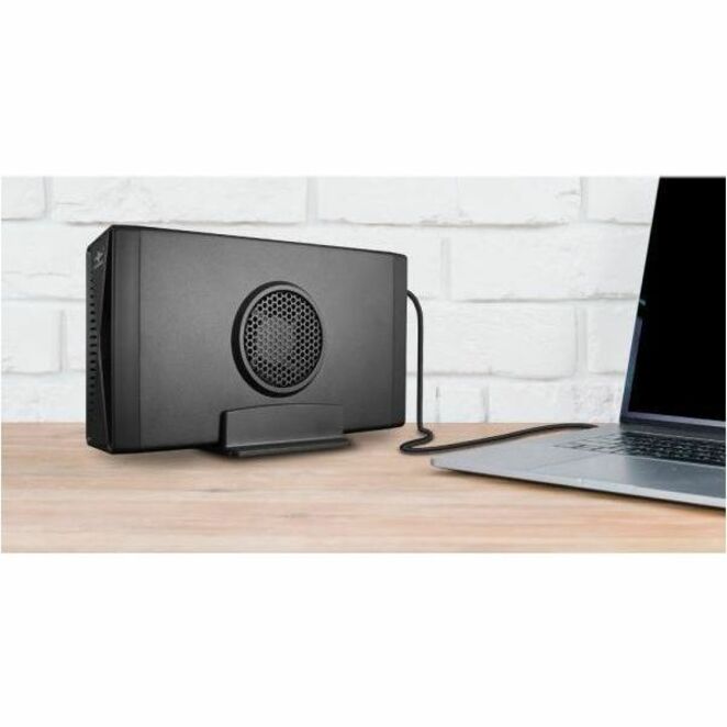 Vantec NexStar HX NST-387S3-BK Drive Enclosure SATA/600 - USB 3.0 Type B Host Interface - UASP Support