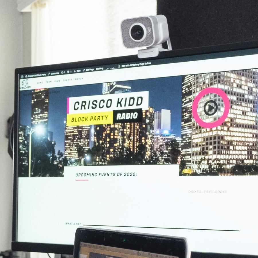 Logitech Stream Cam Off White - Share your passion with Logitech StreamCam.