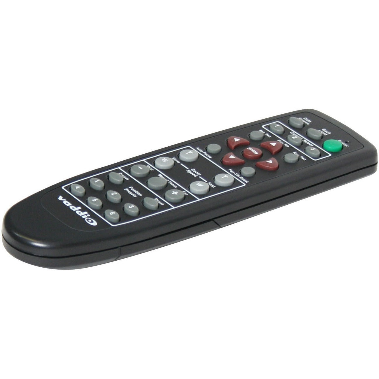 Legrand Vaddio IR Remote Commander with Audio Controls, Black, Wireless