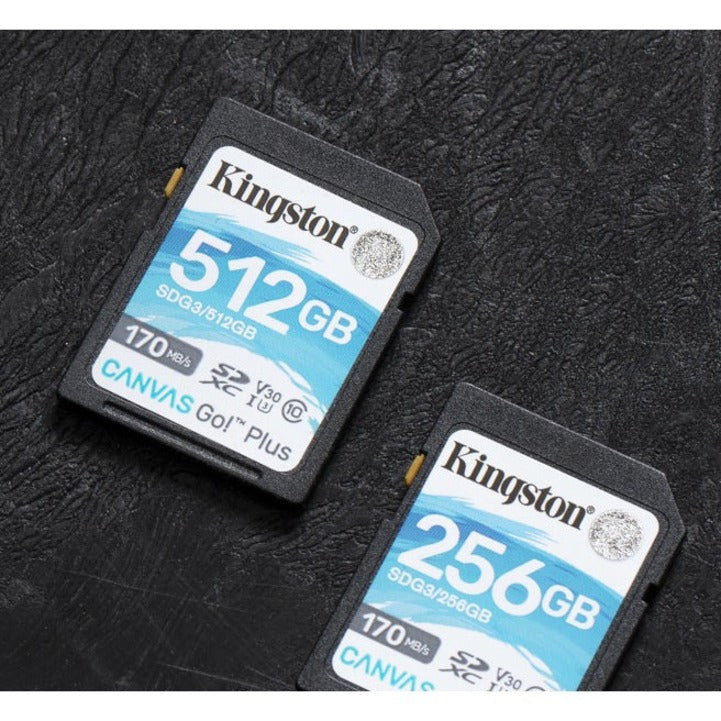 Kingston Canvas Go! Plus SDG3 256 GB Class 10/UHS-I (U3) SDXC - 1