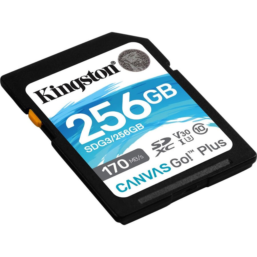 Kingston Canvas Go! Plus SDG3 256 GB Class 10/UHS-I (U3) SDXC - 1