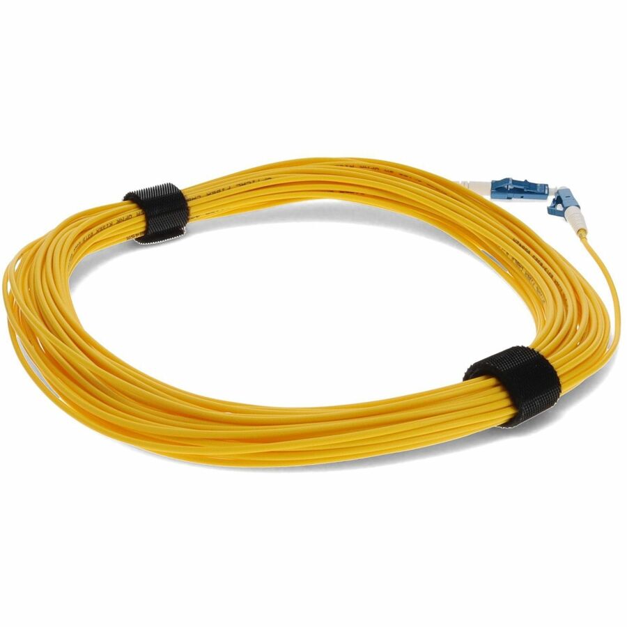 AddOn 46m LC (Male) to LC (Male) Straight Yellow OS2 Simplex Fiber OFNR (Riser-Rated) Patch Cable