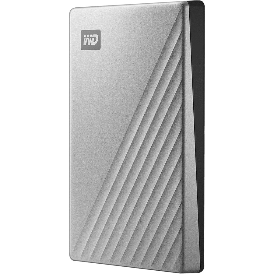 Western WD My Passport Ultra WDBPMV0050BSL 5 TB Portable Hard Drive - External - Silver