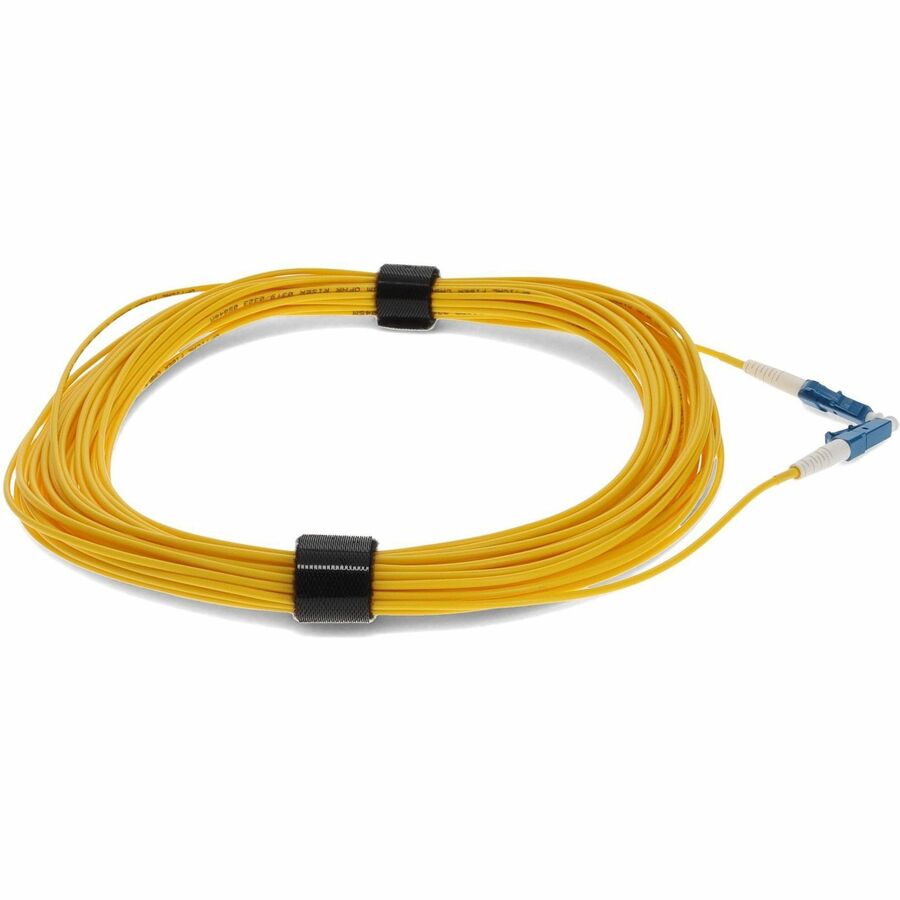 AddOn 48m LC (Male) to LC (Male) Straight Yellow OS2 Simplex Fiber OFNR (Riser-Rated) Patch Cable