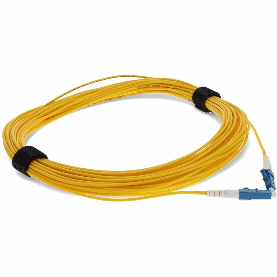 AddOn 48m LC (Male) to LC (Male) Straight Yellow OS2 Simplex Fiber OFNR (Riser-Rated) Patch Cable