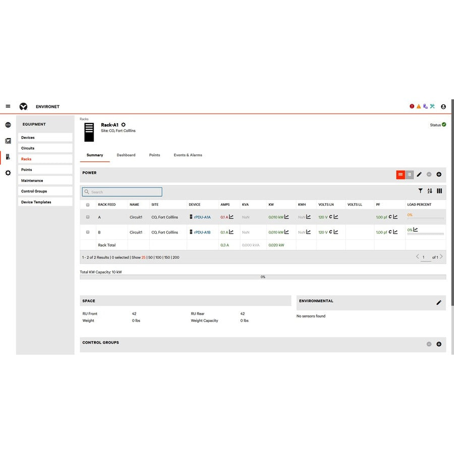 Vertiv Environet Alert Data Center Monitoring 10 Device License