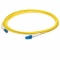 AddOn 11m LC (Male) to LC (Male) Straight Yellow OS2 Simplex Fiber OFNR (Riser-Rated) Patch Cable