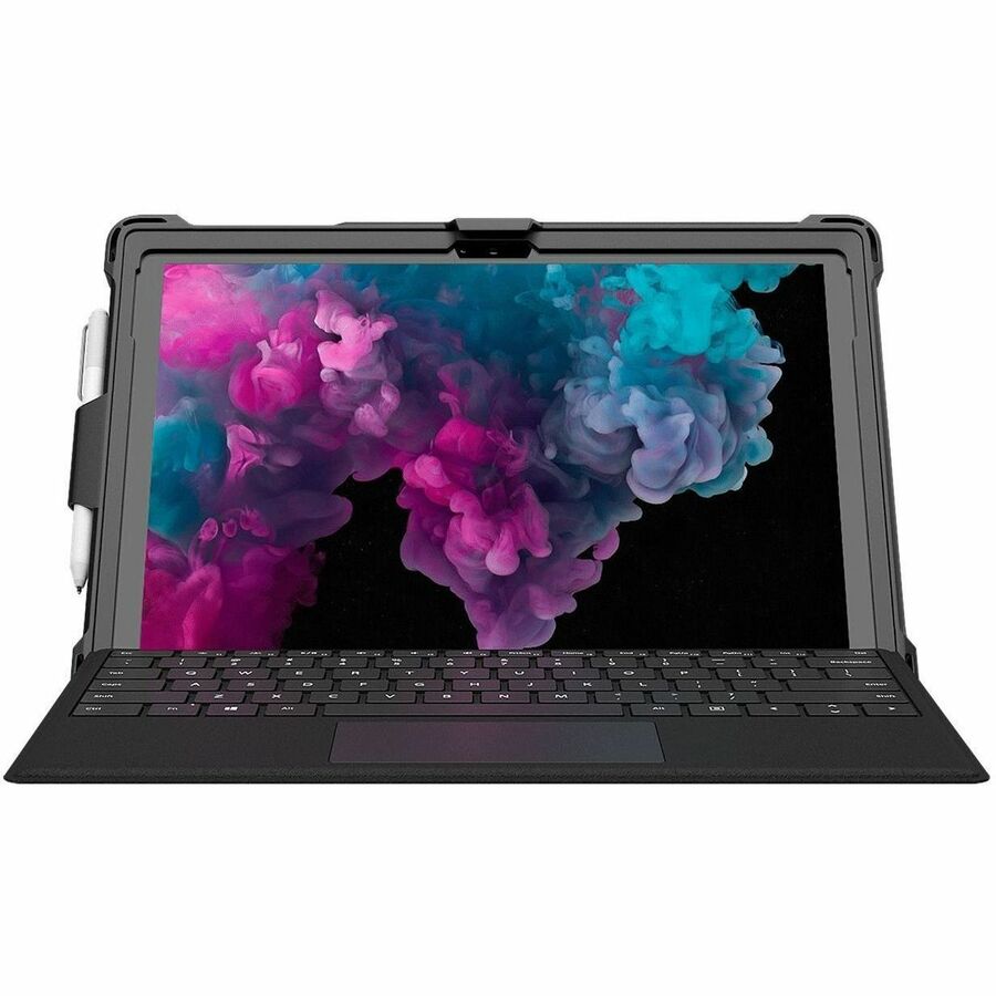 MAXCases Extreme Shell for Microsoft Surface Pro 5/6/7 12.3" Open Kickstand Design (Black)