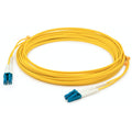 AddOn 79m LC (Male) to LC (Male) Straight Yellow OS2 Duplex LSZH Fiber Patch Cable