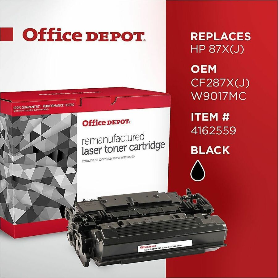 Clover Office Depot&reg; Remanufactured Black High Yield Toner Cartridge Replacement For HP 87XJ, CF287X, OD87XJ