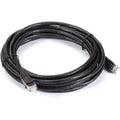 Black Box CAT6A 500-MHz STR Patch Cable Slim Molded Snagless Boot - UTP, CM PVC, BK, 14FT