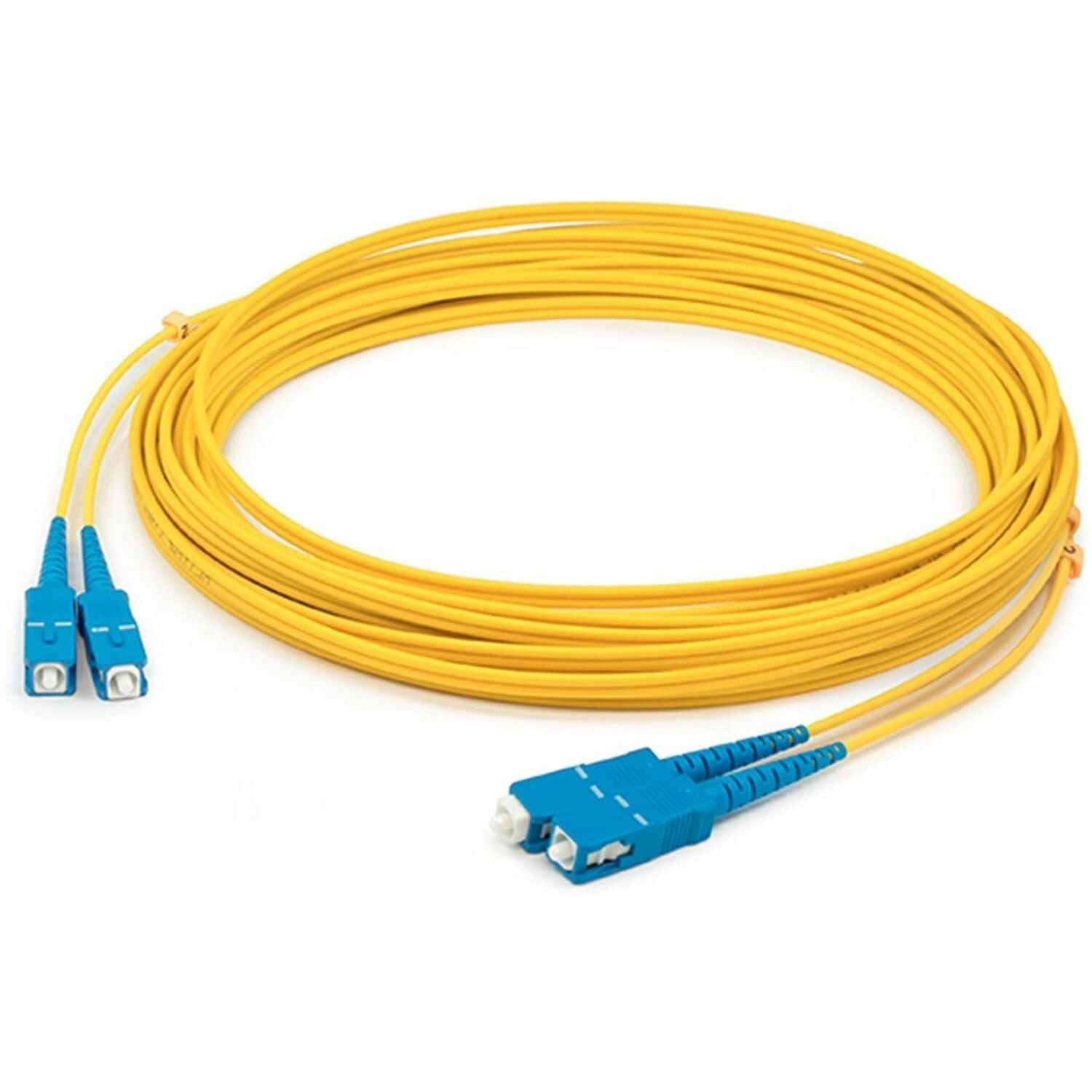 AddOn 49m SC (Male) to SC (Male) Straight Yellow OS2 Duplex LSZH Fiber Patch Cable
