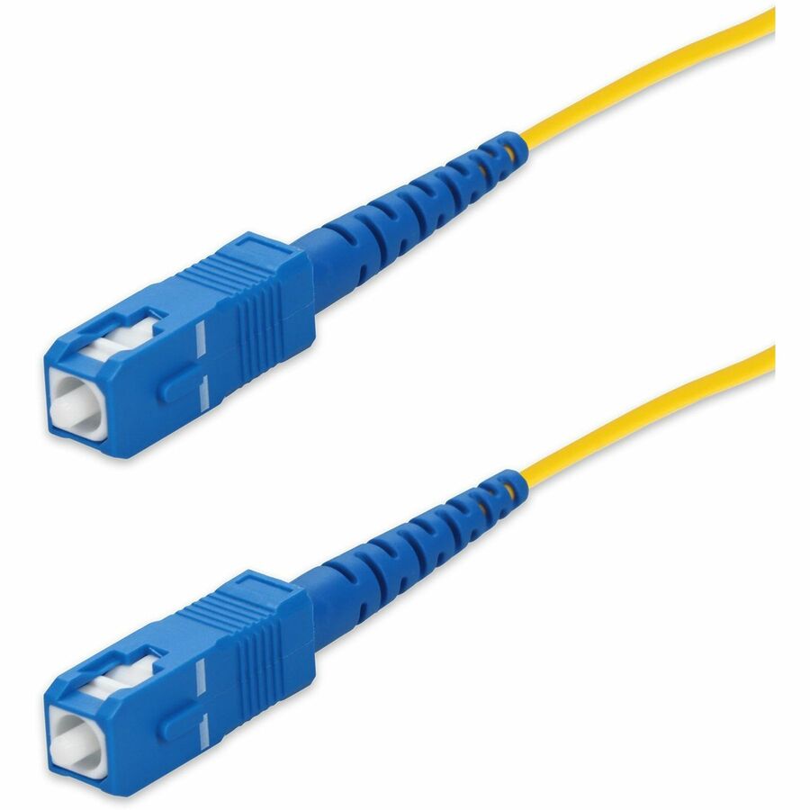AddOn 75m SC to SC Yellow OS2 Simplex OFNP (Plenum-Rated) SMF Fiber Patch Cable