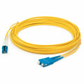 AddOn 24m LC (Male) to SC (Male) Straight Yellow OS2 Duplex LSZH Fiber Patch Cable