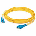 AddOn 27m SC (Male) to SC (Male) Straight Yellow OS2 Duplex LSZH Fiber Patch Cable