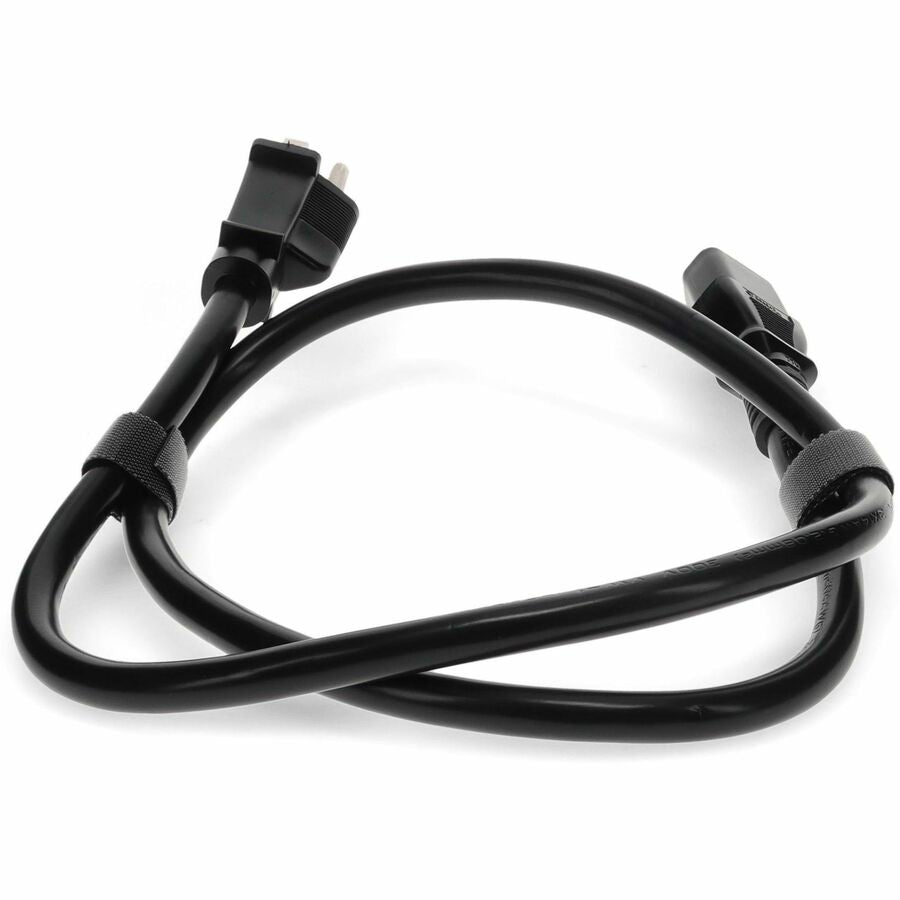 AddOn 6ft NEMA 5-15P Male to C13 Female 14AWG 100-250V at 15A Black Power Cable