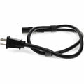 AddOn 6ft NEMA 5-15P Male to C13 Female 14AWG 100-250V at 15A Black Power Cable