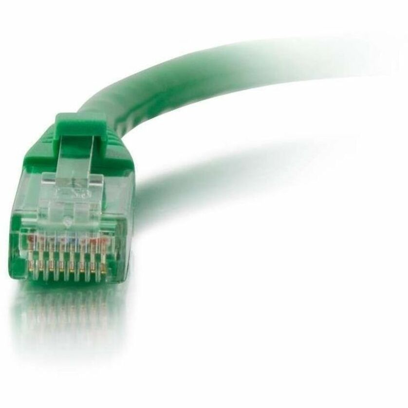LEGRAND Quiktron 6Ft Q-Series Cat6A Snagless (UTP) Ethernet Network Patch Cable, CM Rated - Green, Male, 576-A20-006, 6 ft, Gold