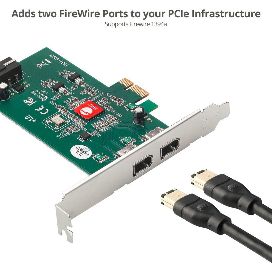 SIIG Dual Profile 2 Port FireWire PCIe
