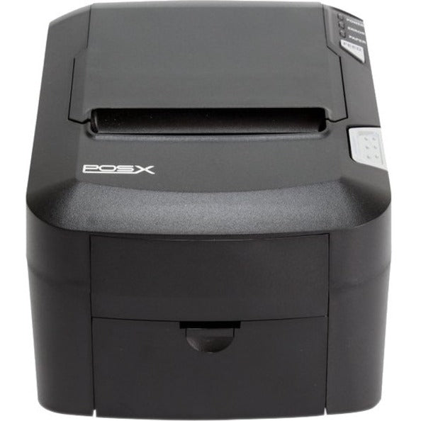 CUSTOM POS-X EVO HiSpeed 911LB480200333 Thermal Transfer Printer - Monochrome - Wall Mount - Receipt Print - USB - Serial - With Cutter - Black, 11.81 in, USB C