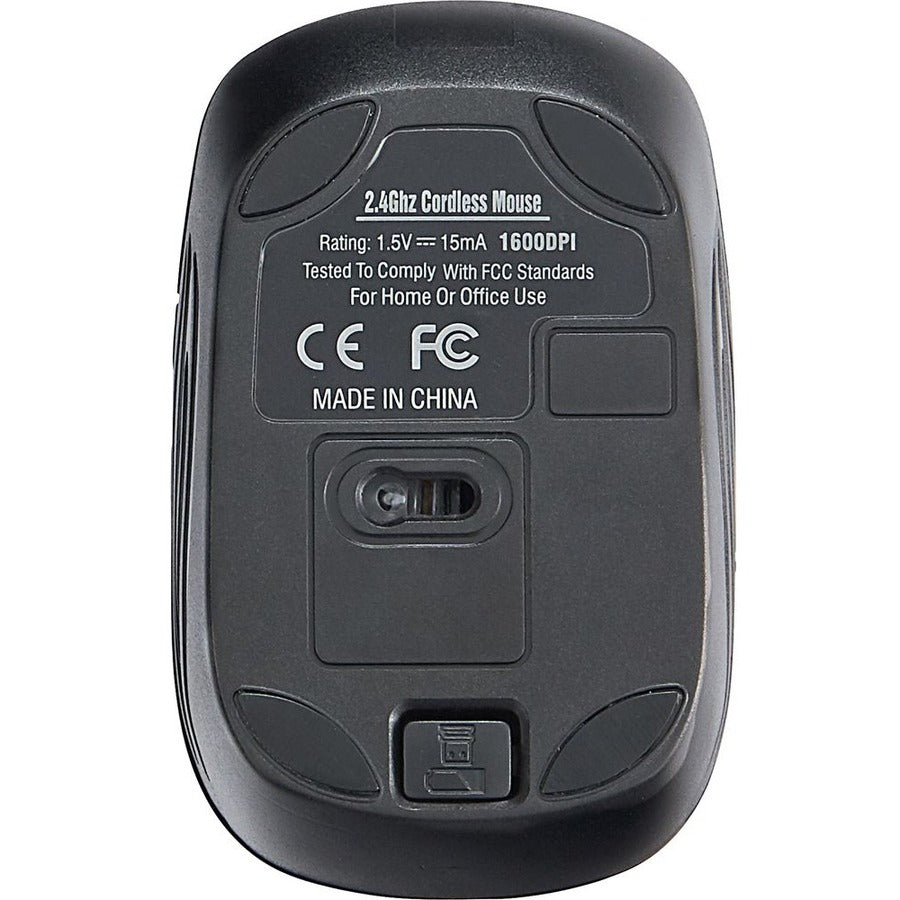 Verbatim Wireless Mini Travel Mouse, Commuter Series - Graphite