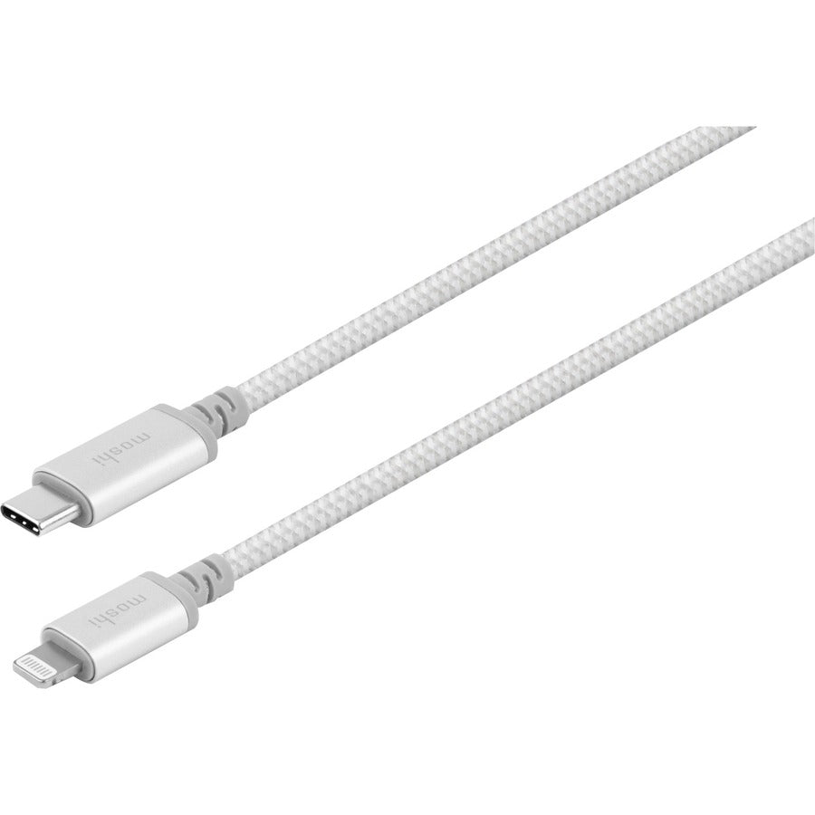 Moshi Integra USB-C to Lightning Cable 4 ft (1.2 m) Jet Silver