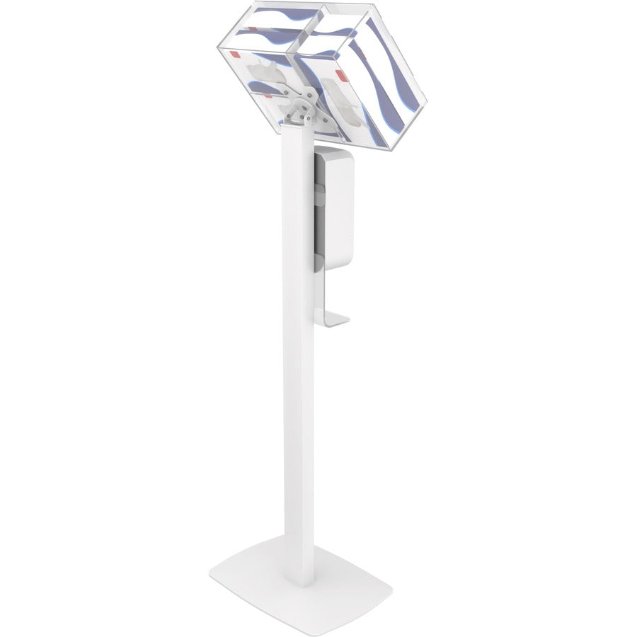 CTA Digital: Premium Thin Profile Sanitizing Station (White)