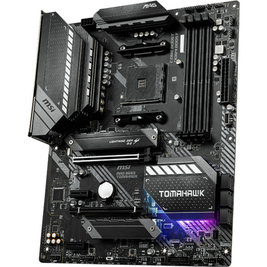 MSI MAG B550 TOMAHAWK Desktop Motherboard - AMD B550 Chipset - Socket AM4 - ATX
