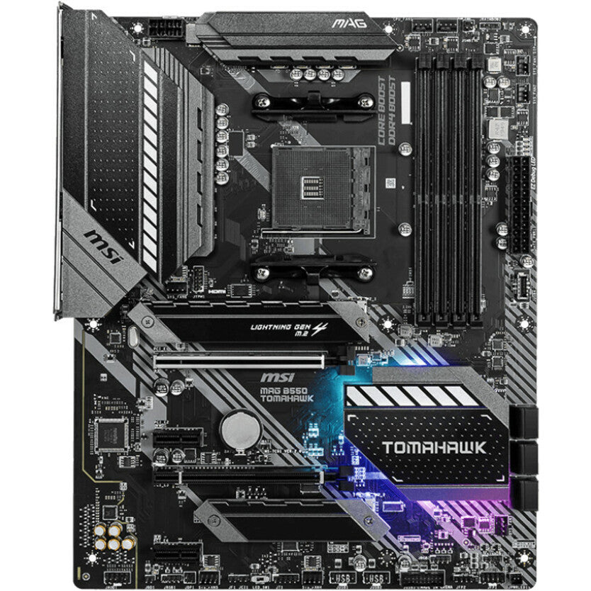 MSI MAG B550 TOMAHAWK Desktop Motherboard - AMD B550 Chipset - Socket AM4 - ATX