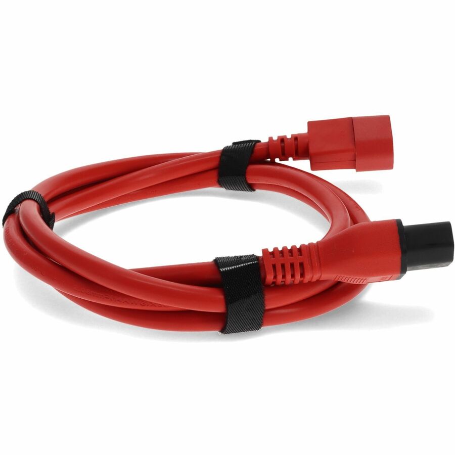 AddOn 2ft C13 (Locking) Female to C14 (Locking) Male 14AWG 15A Blue 100-250V Power Cable