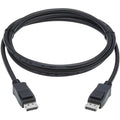 Eaton Tripp Lite Series DisplayPort 1.4 Cable with Latching Connectors, 8K (M/M), Black, 6 ft. (1.8m)