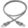 Eaton Tripp Lite Series Cat6a 10G Snagless Shielded STP Ethernet Cable (RJ45 M/M), PoE, Gray, 6 ft. (1.83 m)