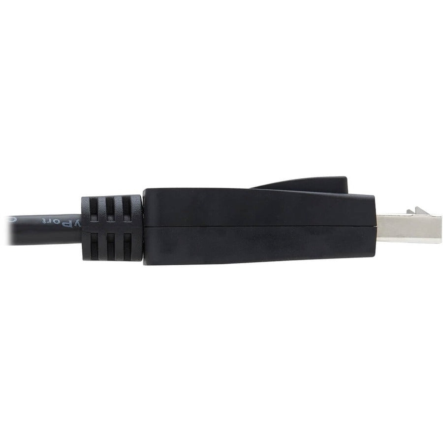 Eaton Tripp Lite Series DisplayPort 1.4 Cable with Latching Connectors, 8K (M/M), Black, 3 ft. (0.9m)