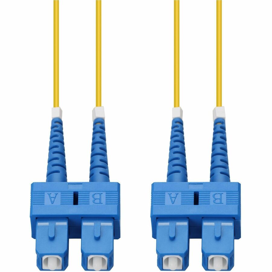 AddOn 25m SC (Male) to SC (Male) Straight Yellow OS2 Duplex LSZH Fiber Patch Cable