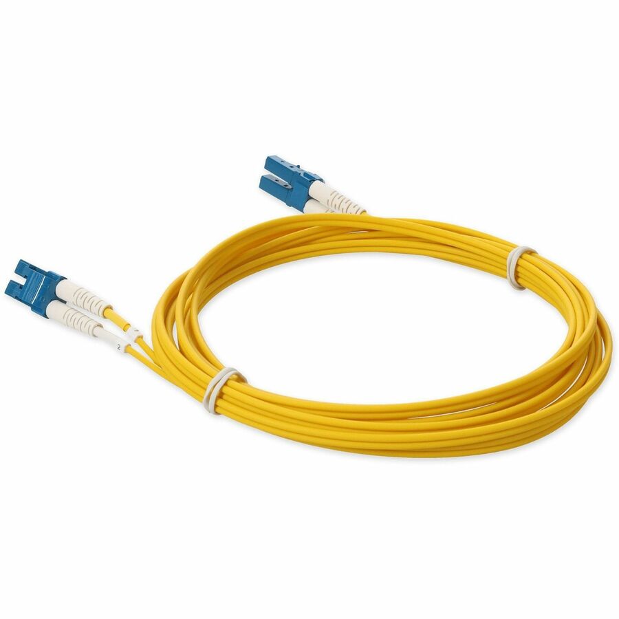 AddOn 1m LC (Male) to LC (Male) Yellow OS2 Duplex Fiber LSZH-Rated Patch Cable