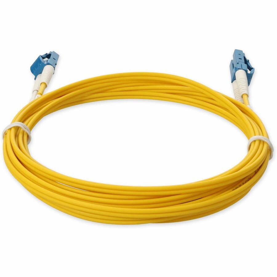 AddOn 1m LC (Male) to LC (Male) Yellow OS2 Duplex Fiber LSZH-Rated Patch Cable