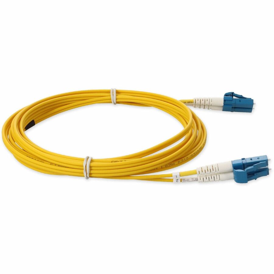 AddOn 1m LC (Male) to LC (Male) Yellow OS2 Duplex Fiber LSZH-Rated Patch Cable